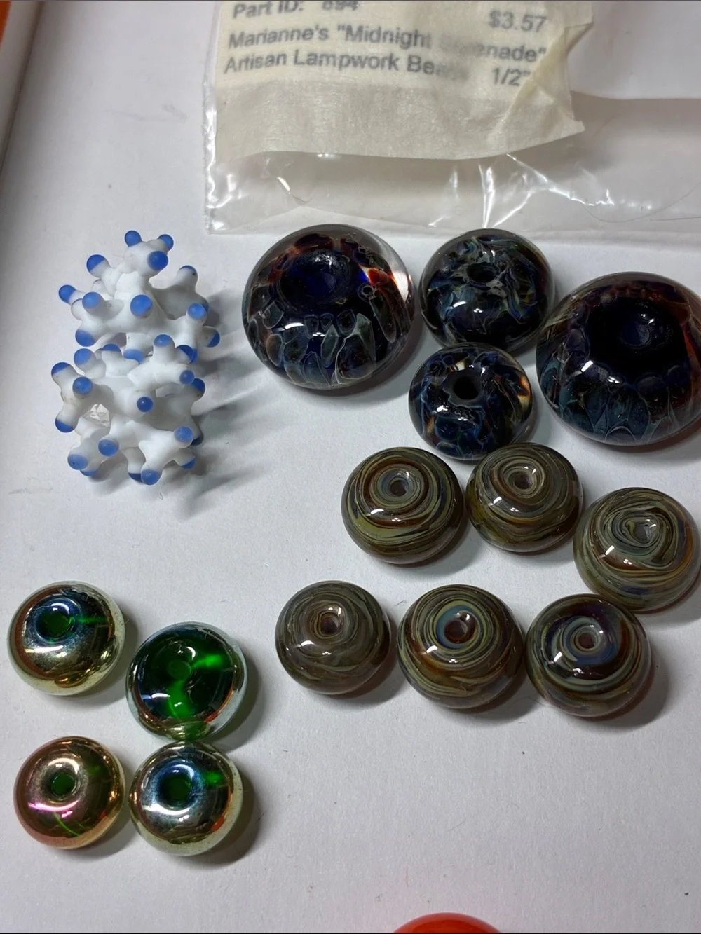 Assorted Glass Lampwork Beads - Multicolor Mix